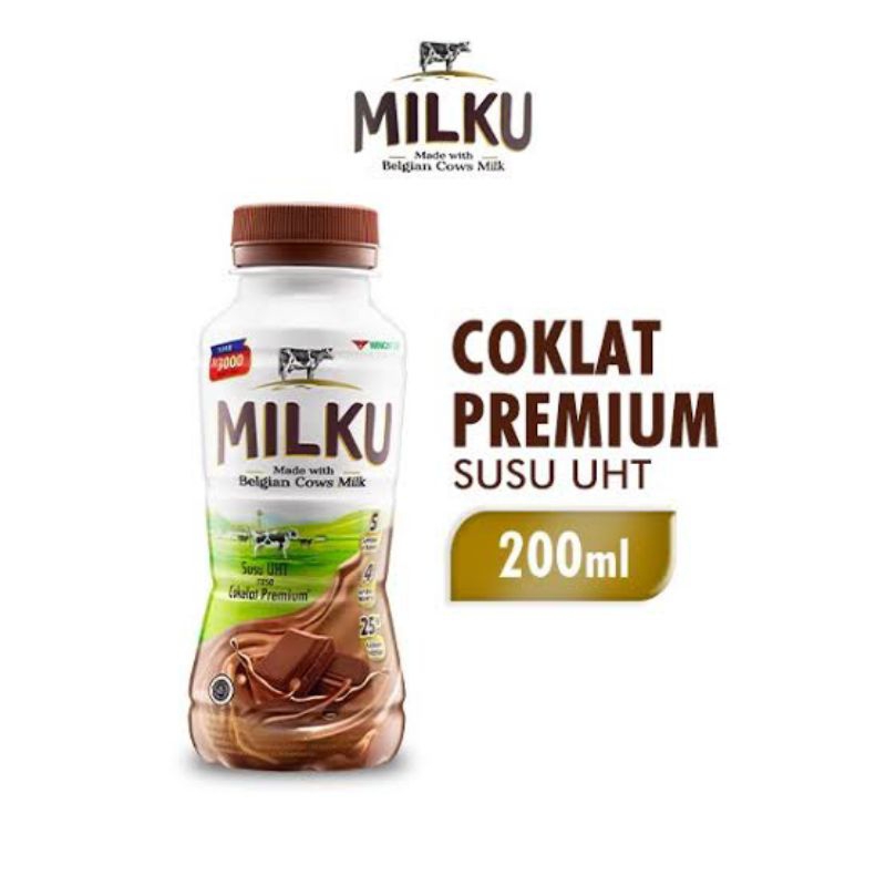 

Susu UHT Milku 200 ml Coklat