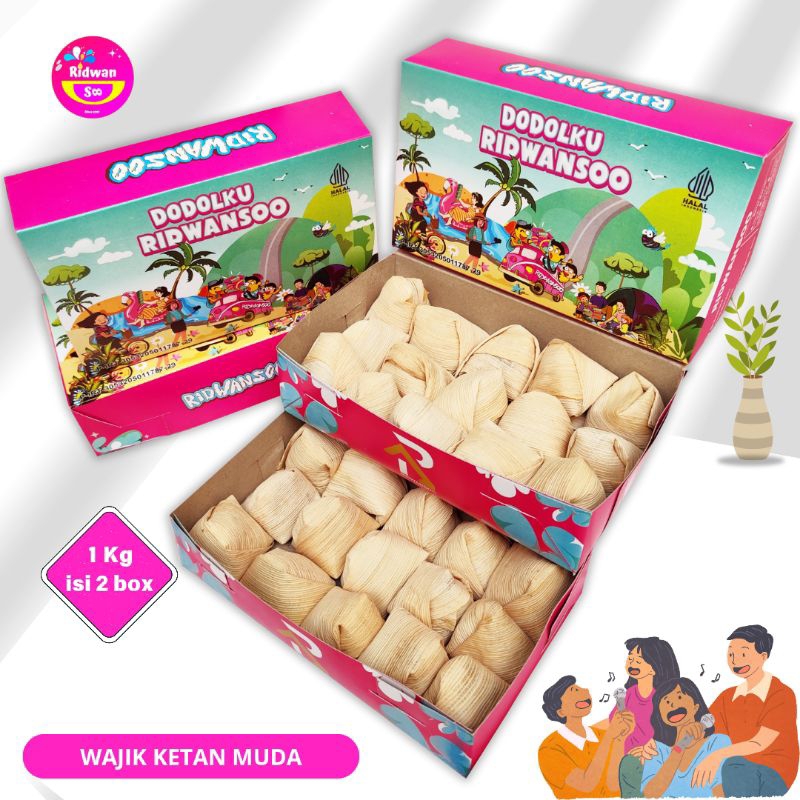 

Ssl09 Wajik Ketan / Wajik Muda Asli Garut 1 Kg ( isi 2 box)