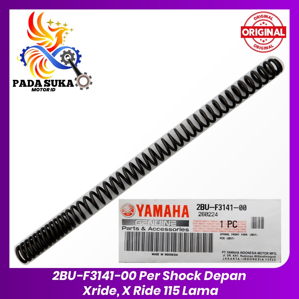 Per Shock Shok Depan Motor Yamaha XRide / X Ride 115 Lama / 2BU-F3141-00 ORIGINAL YGP 100%