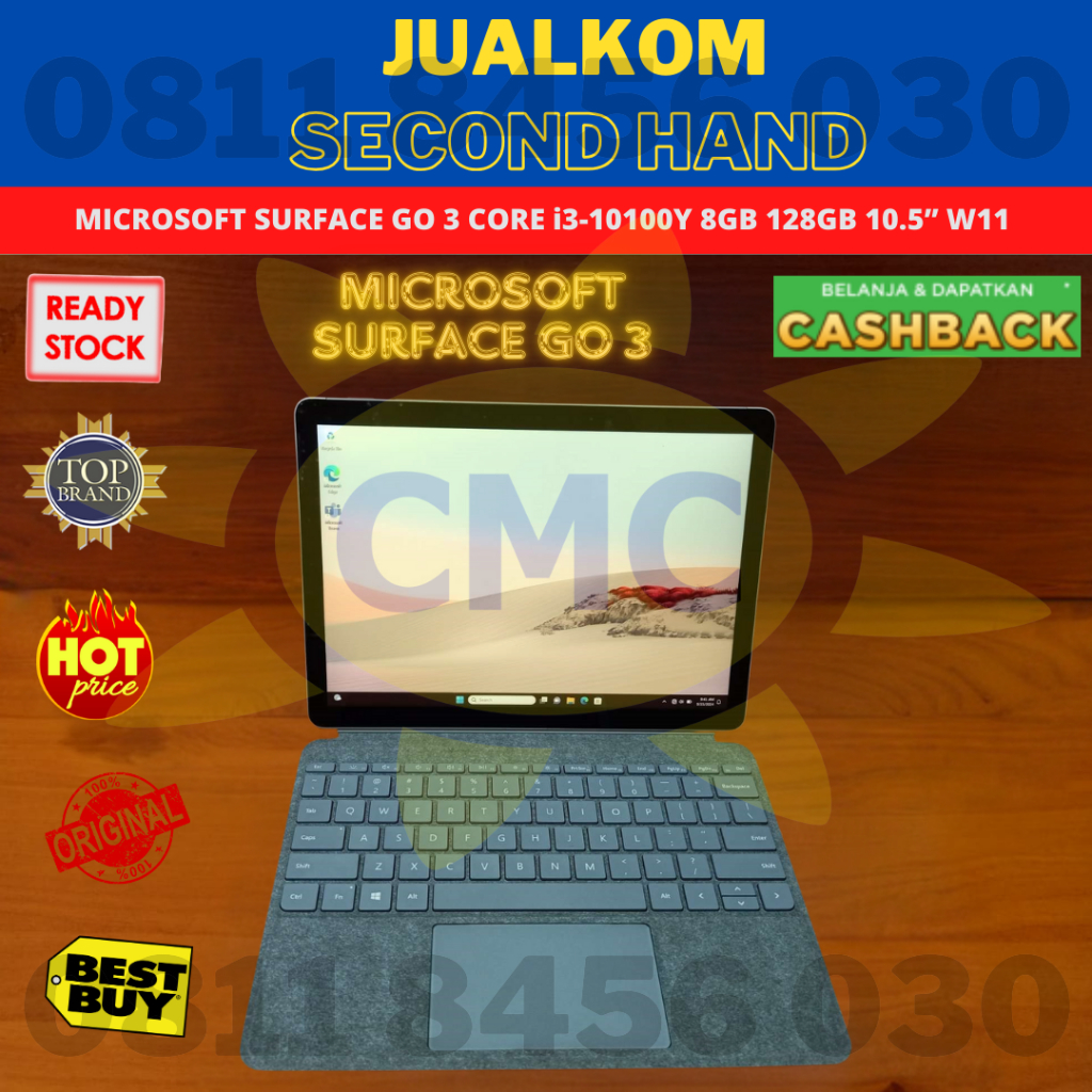 Laptop Second Berkualitas Laptop Bekas Laptop Touchscreen Microsoft Surface Go 3 4 i3 i5 i7 Grade A