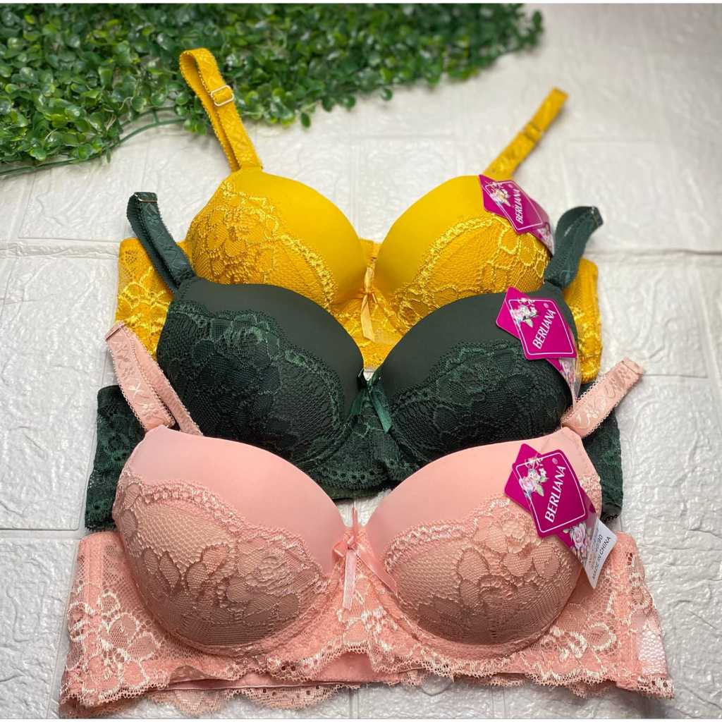 Bra Push Up / bra Wanita / Kawat Kait 3 / Busa Standar / 34 - 40