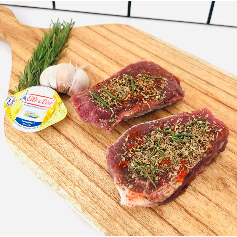 

Isi 2 Tenderloin Steak Ready to Cook Steak / Steak Marinasi Siap Masak HALAL