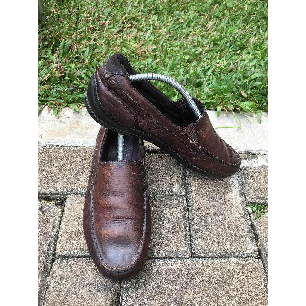 Sepatu Second Original Kulit Slip On Rockport