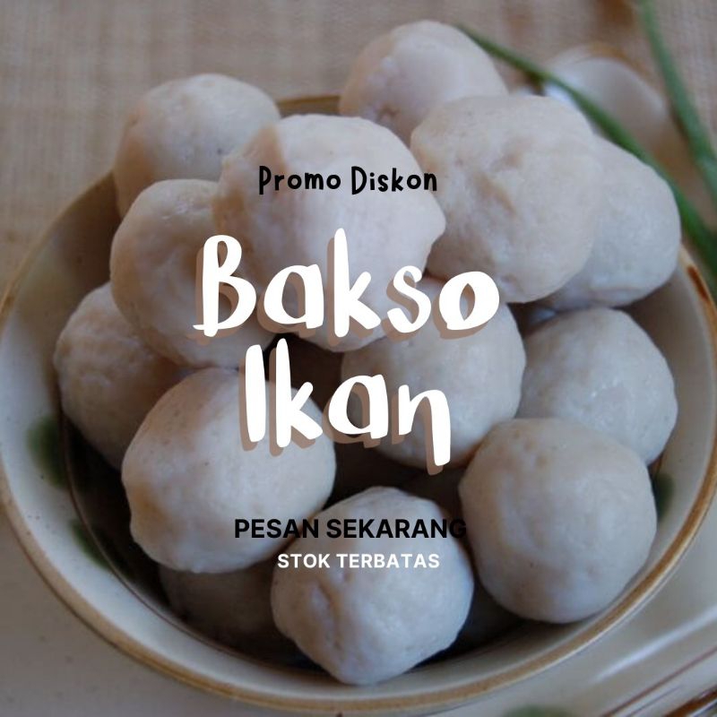 

bakso ikan isi 50 kemasan biji