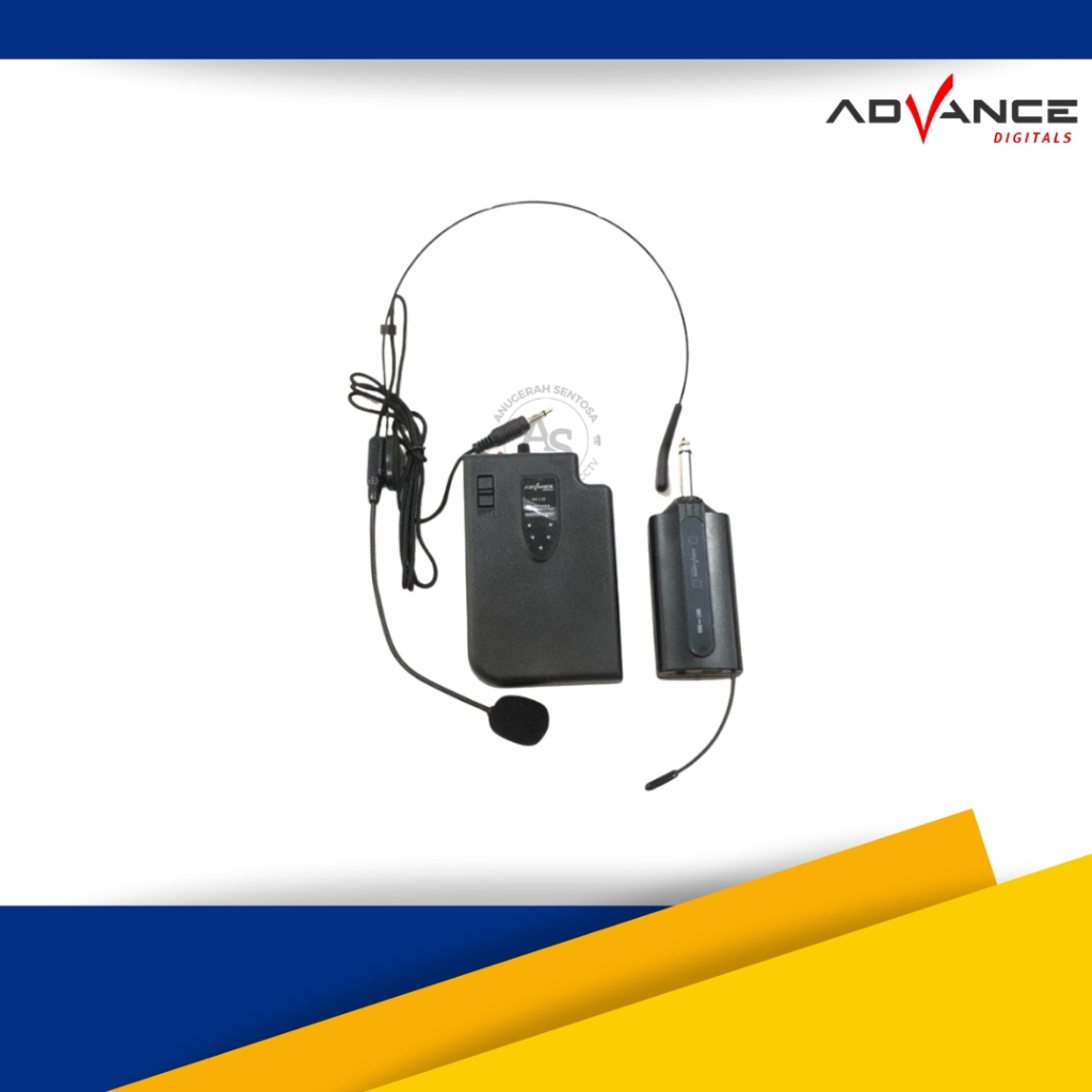 Mic Headset Wireless Advance Mic-500 Original