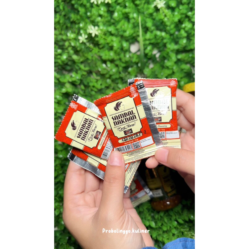 

SAMBAL BAWANG NAKNAN LEVEL 3 (KEMASAN SACHET ISI 50 PCS) BEST SELLER, EXPIRED 2026