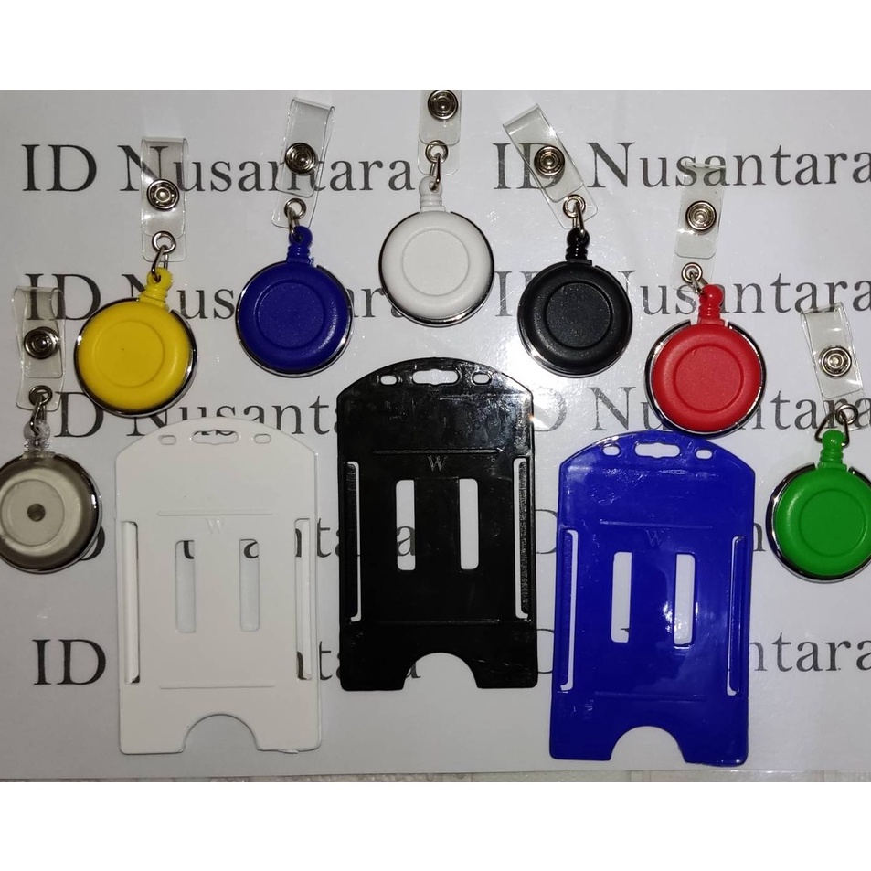 

SPECIAL PROMO Paket Yoyo Putar Warna Warni Casing ID Card Plastik Tebal