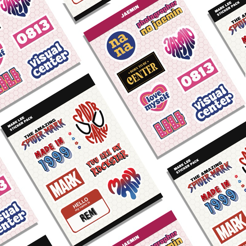 NCT - Mark & Jaemin Sticker Set