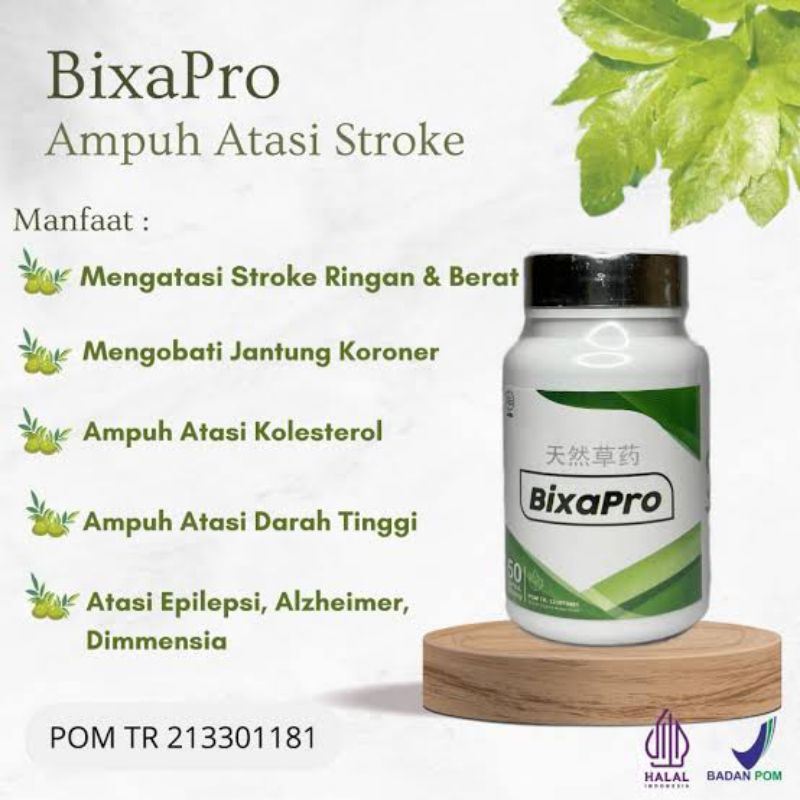 BIXAPRO OBAT HERBAL STROKE HERBAL BIXAPRO 60 KAPSUL