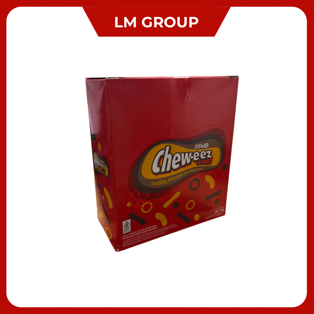 

Delfi Cheweez Choco Cokelat Lunak 1 Pack isi 20 pcs 10gr