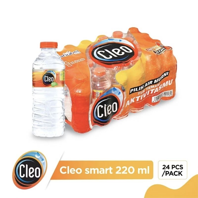 

Air mineral Cleo 24 botol × 220ml