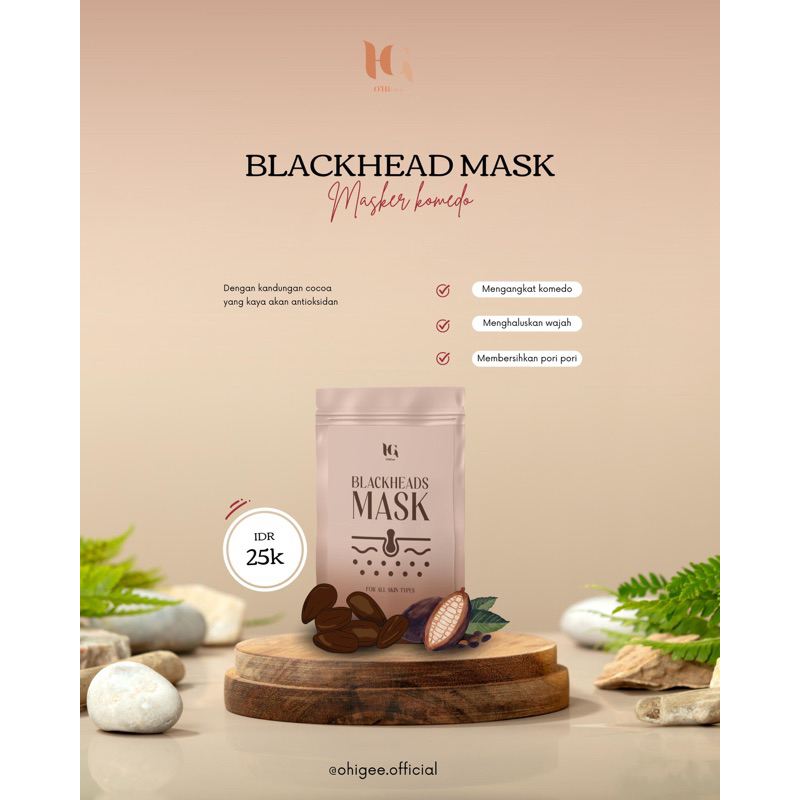 OHIGEE BLACKHEAD MASK