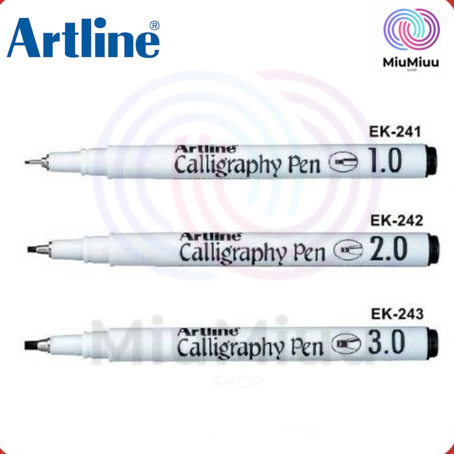 

MURMER PULPEN KALIGRAFI IGRAPHY PEN ARTLINE EK241 1MM EK243 3MM