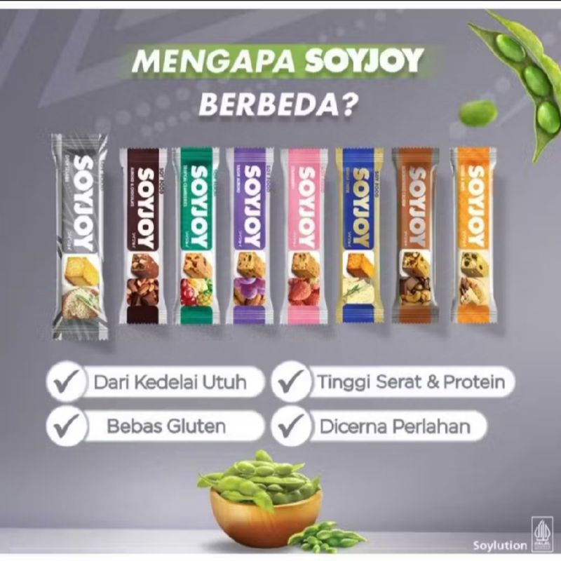 

SOYJOY food Snack Bar low kalori 30gr