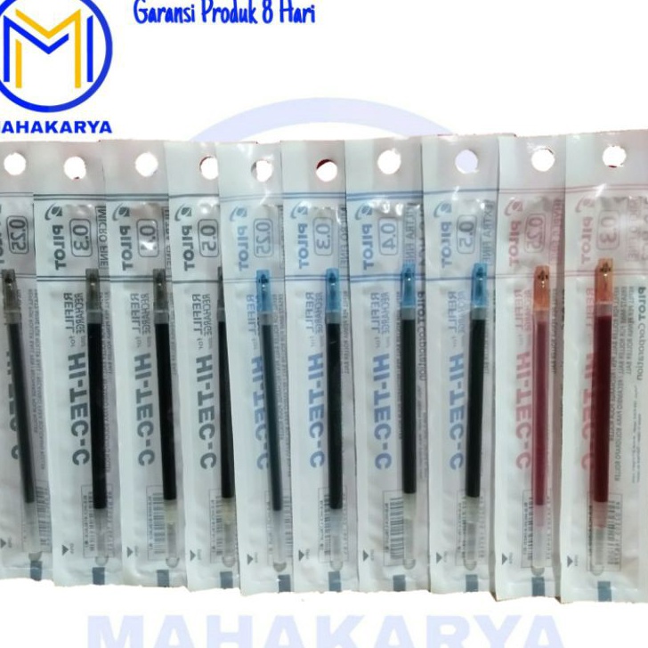 ORDER Refill Isi Pulpen HiTec PILOT 25345  1Pcs   Isi Pulpen HiTech C