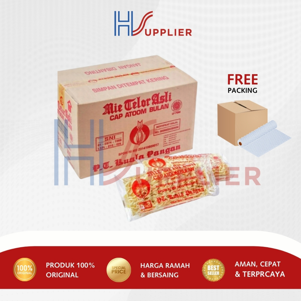 

Mie Telor Cap Atom Bulan 200 Gr (Karton)