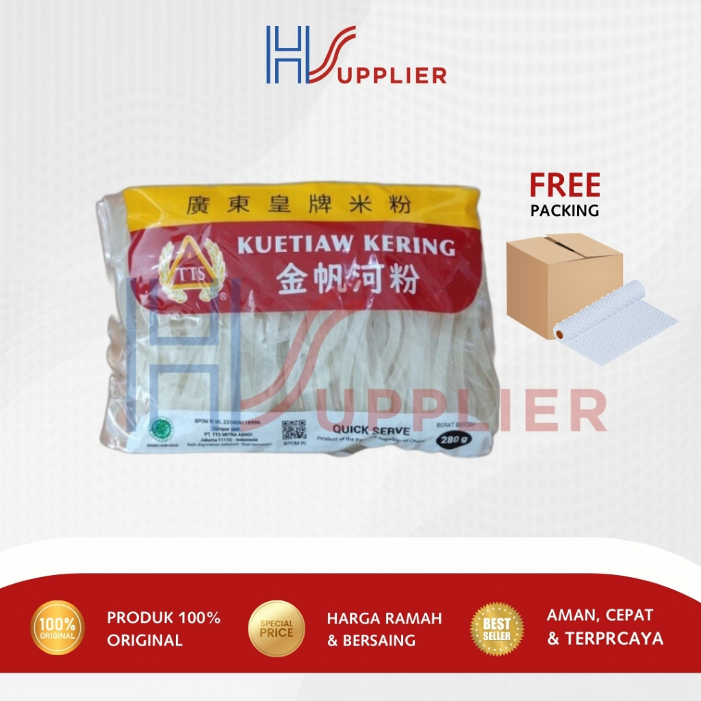 

Kwetiau Kering /Ji Fan Ho Fun TTS 280 Gr
