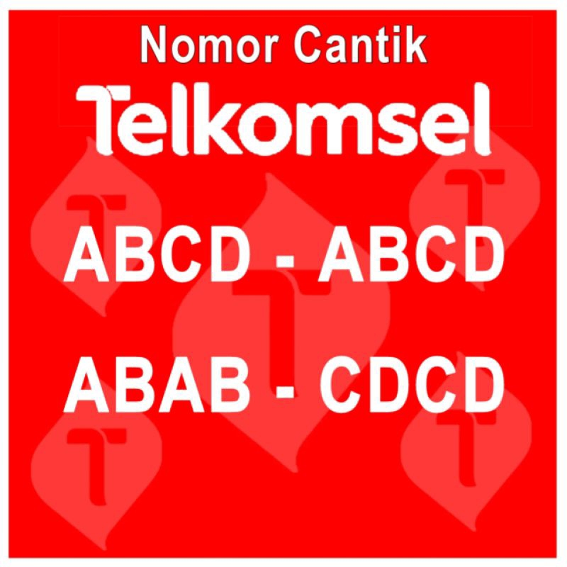 NOMOR CANTIK TELKOMSEL SIMPATI KARTU AS 4G LTE ABCD ABCD ABAB CDCD