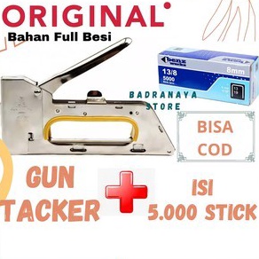

STOK SEDIKIT Stapler Tembak Dan Isinya yang cocok tacker dan isi tacker yang cocok Steples ISI tacker