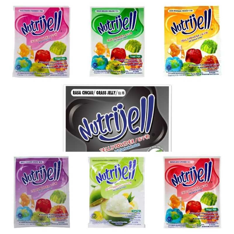 

NUTRIJELL jelly powder 4 varian rasa / pck 15gr