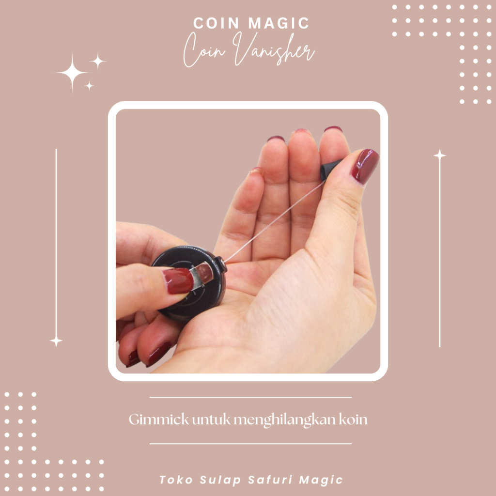 Alat Sulap Coin Vanisher - Coin Magic - Sulap Koin - Trik Koin - Toko Sulap