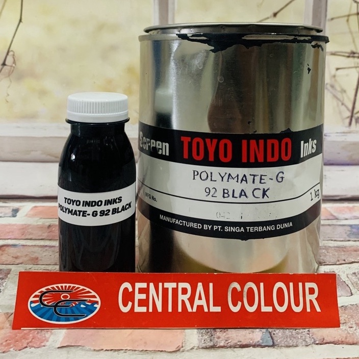 

DISCOUNT TODAY Tinta Toyo PolymateG 92 Black Tinta Sablon Plastik 1GR