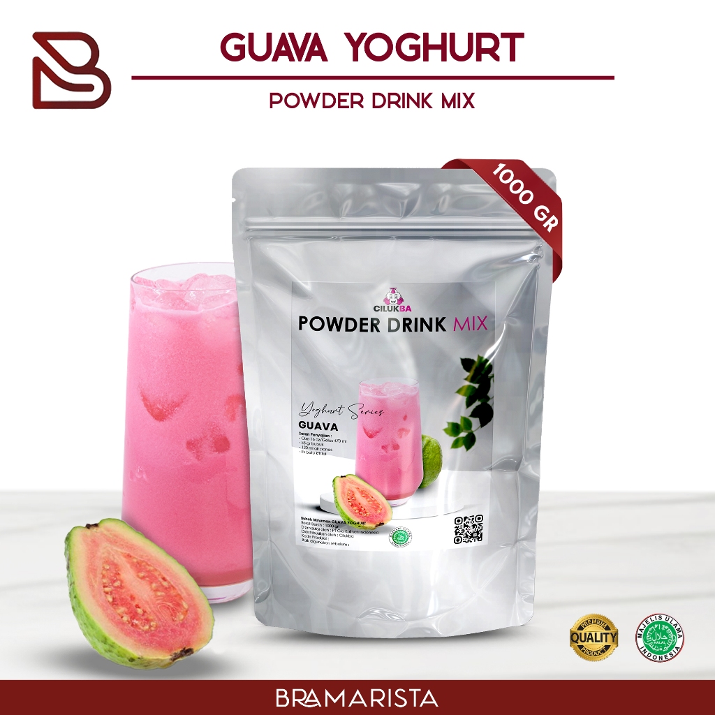 

Bubuk Minuman Instan Rasa Guava Yoghurt 1kg / Powder Drink Mix