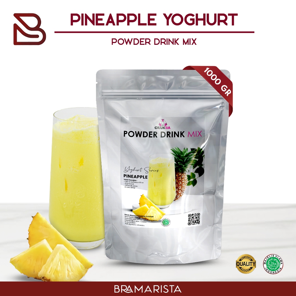 

Bubuk Minuman Instan Rasa Pineapple Yoghurt 1kg / Powder Drink Mix
