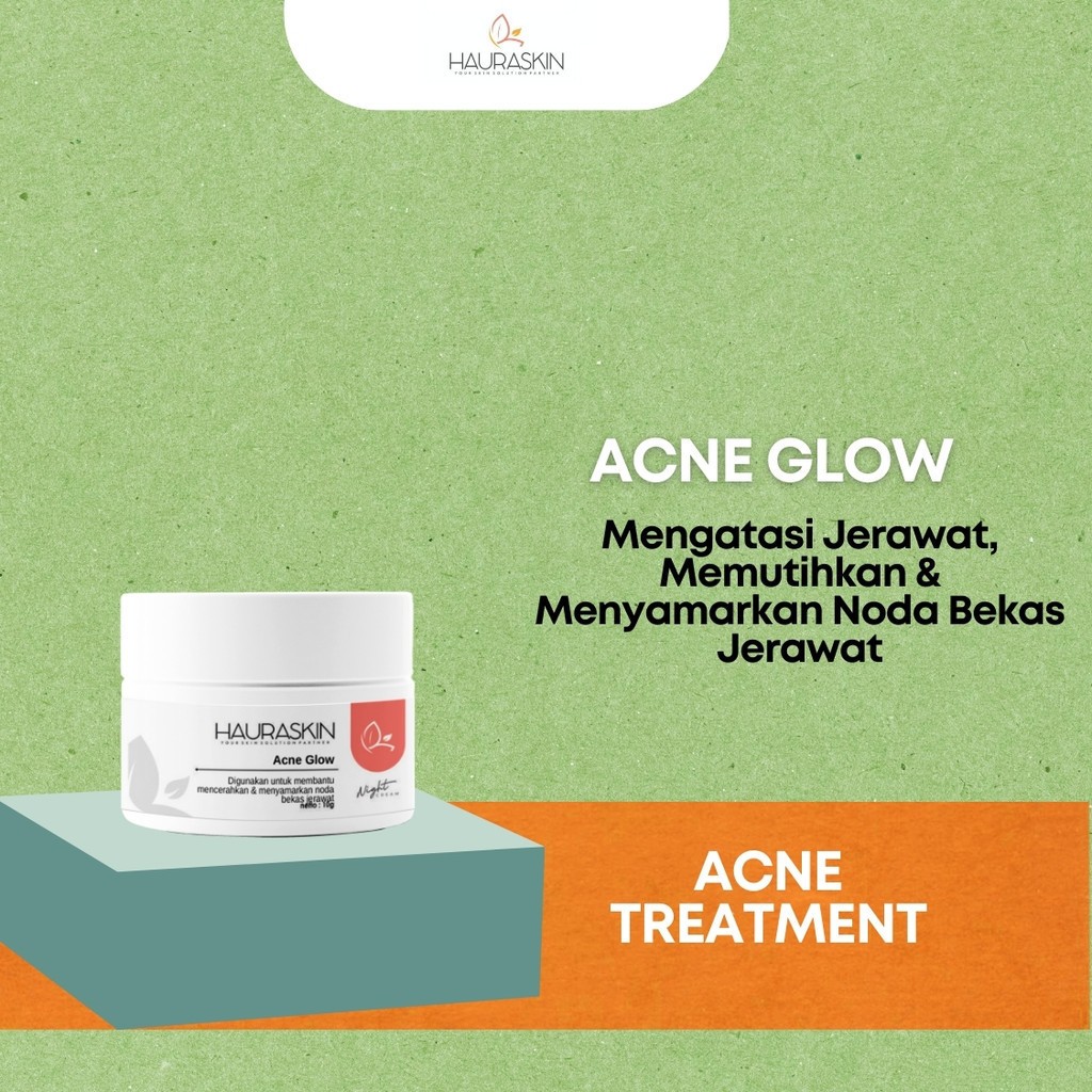 Cream Hauraskin Acne Glow Krim Malam Untuk Berjerawat