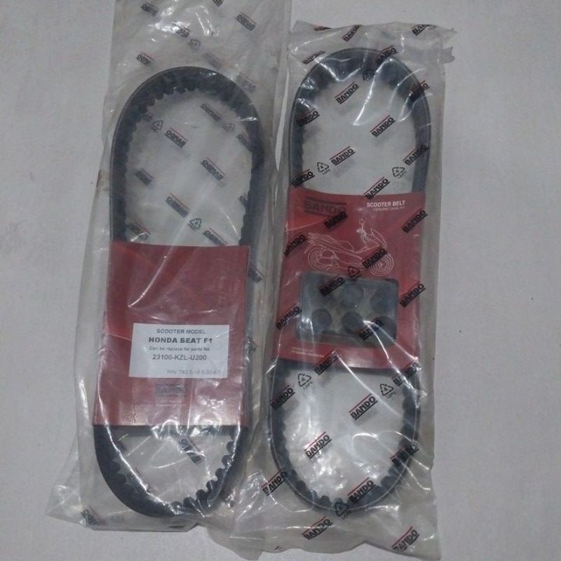 V Belt + Roller Honda Beat FI, Scoopy FI, Vario 110 FI,  KZL V Belt  BANDO Ori