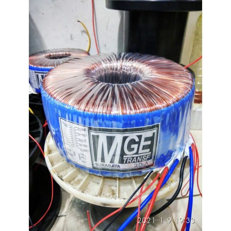TRAFO TEROID 20A 20AMPER CT 45-55V/CT 55-65V/CT 65-75V BAHAN ASLI TEMBAGA MURNI