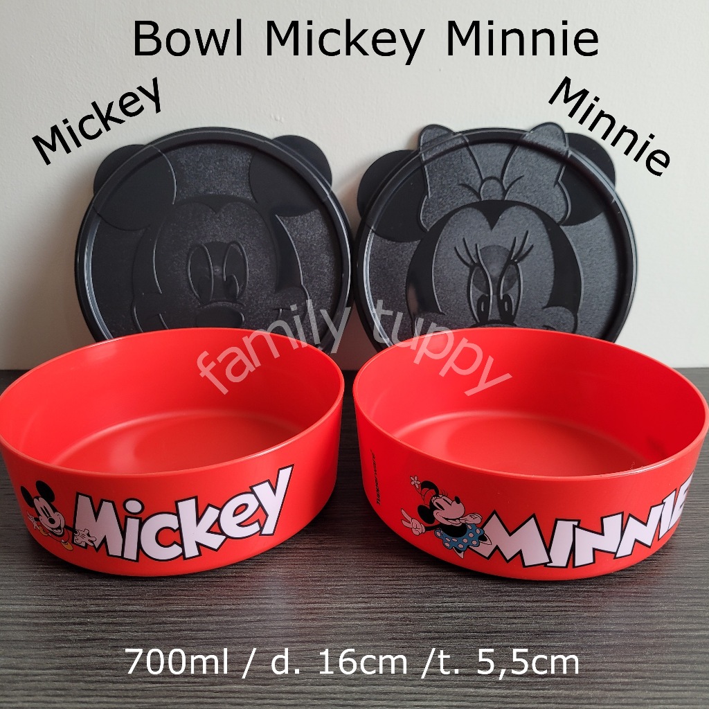 Tupperware Ori MICKEY MINNIE Lunch set Tupperware