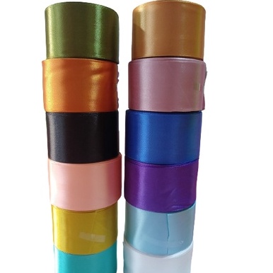 

BERKAH Pita Satin Besar 2inch 5cm Per Roll