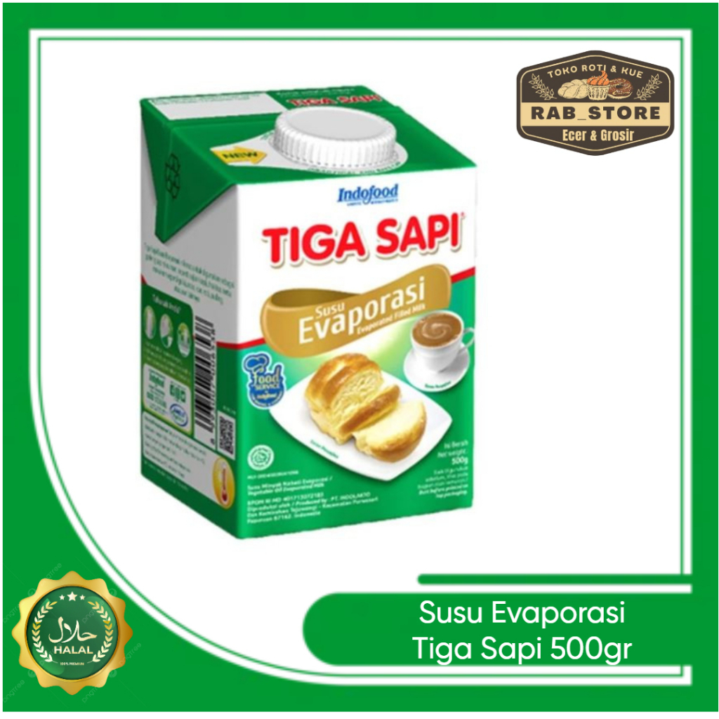 

Susu Evaporasi TIGA SAPI 500gr