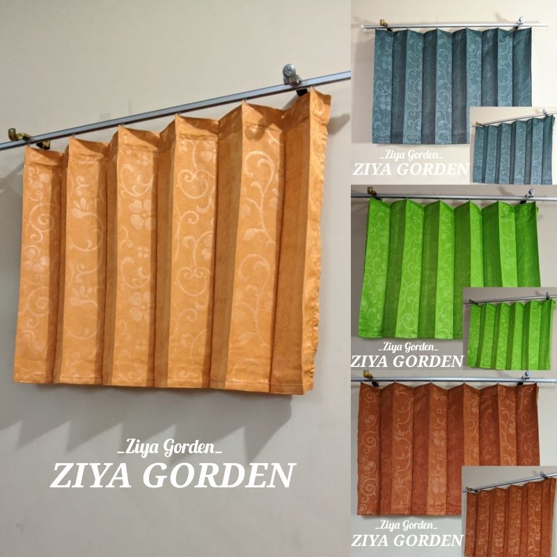 Gorden Jendela Pendek Gorden Jendela Kecil Gorden Plisket Model Cantolan Kawat S Tirai Jendela