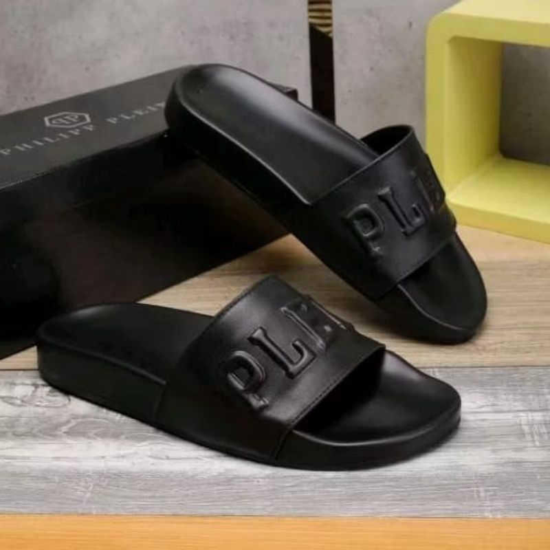 sandal slop pria PP hitam