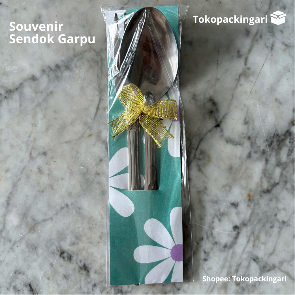 Souvenir Sendok dan Garpu | Kartu Souvenir Sendok | Kertas Souvenir | Souvenir Pernikahan | Souvenir