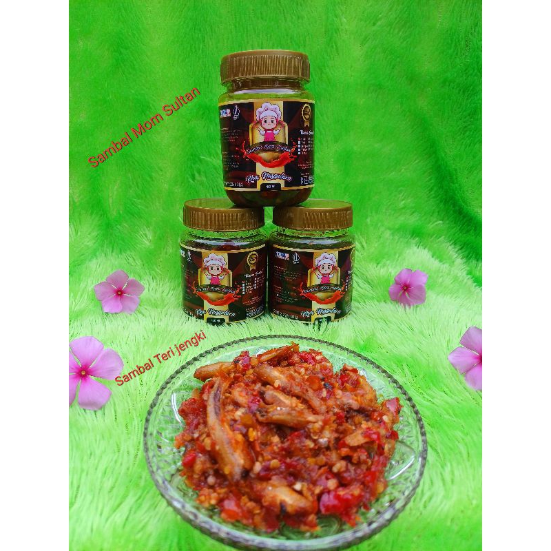 

Sambal Teri Jengki by Sambal Mom Sultan 180 gr