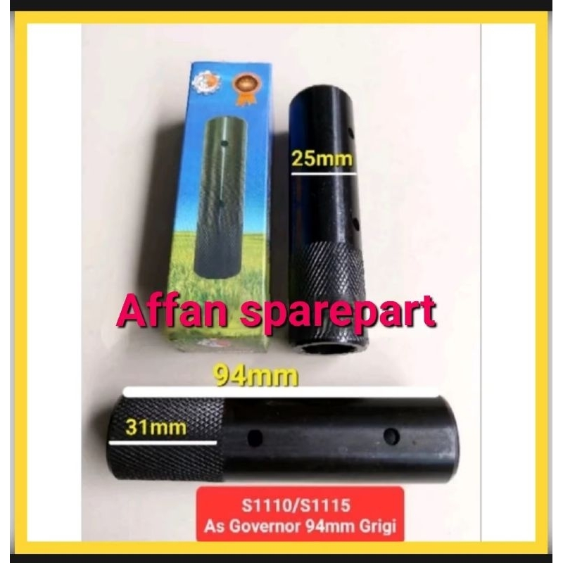 Governor Shaft / as governor S 195 / S 1115 black