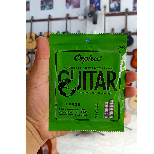 Orphee Original Senar Gitar Akustik Senar Orphee Senar Gitar Orphee 0.10 Ukuran 10