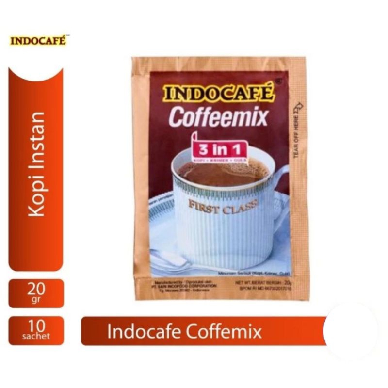 

Indocafe Cofeemix Isi 10 Sachet