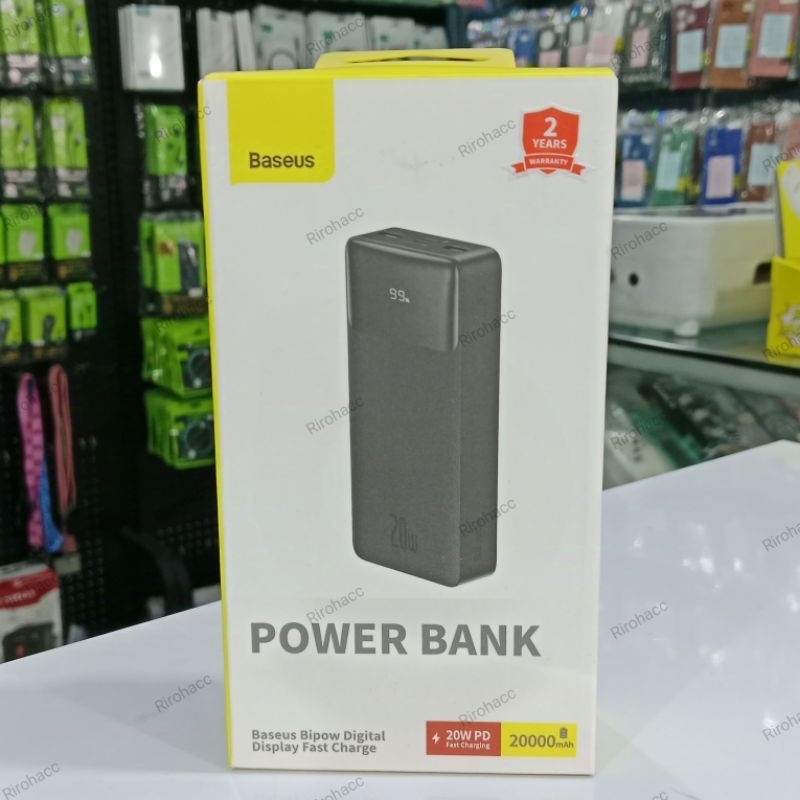 BASEUS Bipow Digital Display Power bank 20000mAh 20W