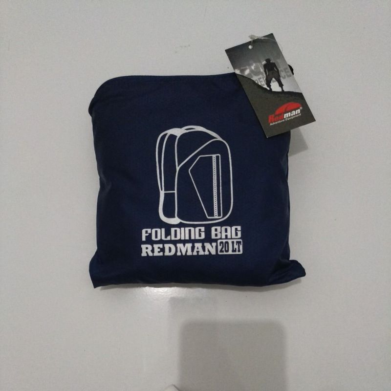 FOLDING BAG REDMAN TAS LIPAT TRAVEL TAS LIPAT OUTDOOR TAS LIPAT WATERPROOF REDMAN 20LT