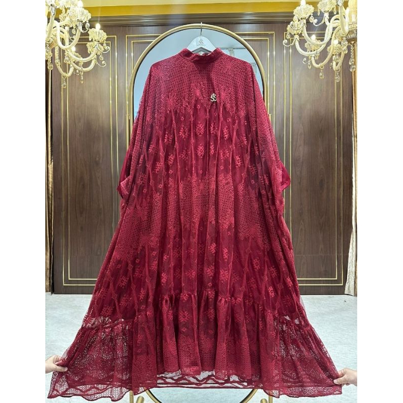 dress brokat kaftan Shellasaukia