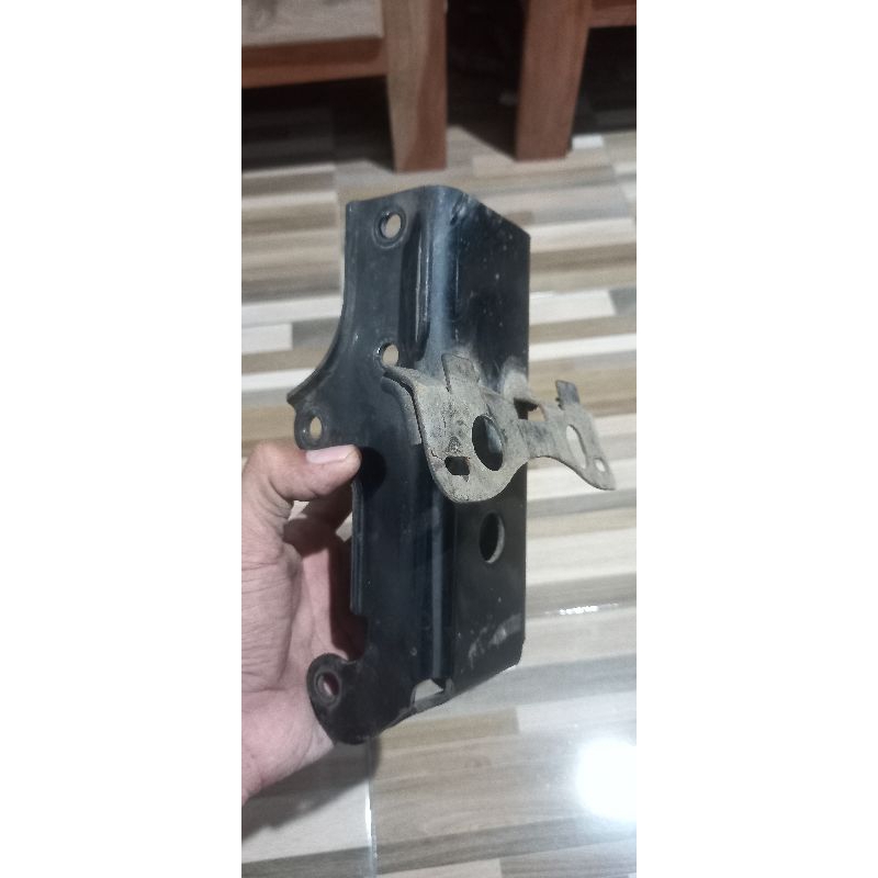 bracket mesin mp mono ( terpasang dudukan plat nomor)