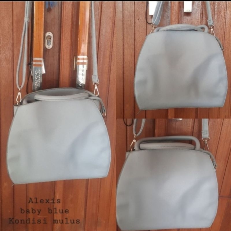 Tas Preloved Baby Blue merk alexis