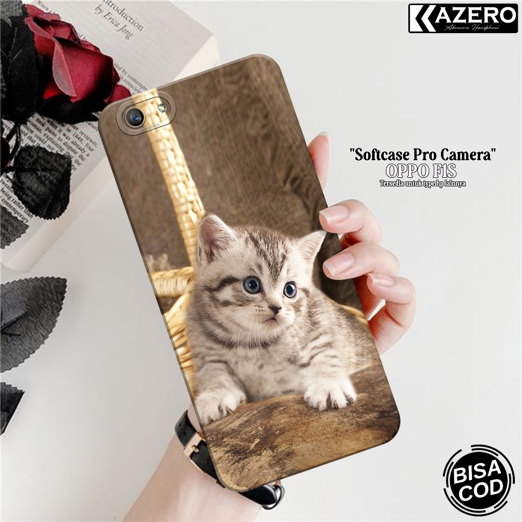 Silikon Hp OPPO F1S Fashion Case Kucing Softcase OPPO F1S Silikon Pro Camera Casing OPPO F1S Kesing 