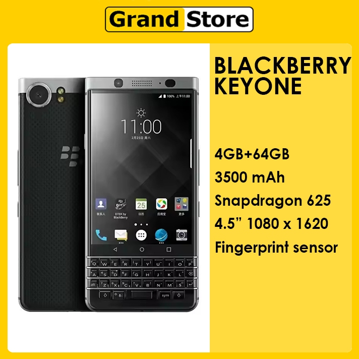 Blackberry KEYONE Android 4GB/64GB bisa Whatsapp WA Original Baru Fullset Layar sentuh