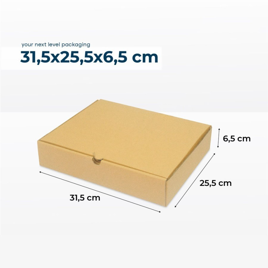 

10 Pcs Kardus Die Cut Pizza 31x25x6 Cm Kotak Hampers Baju Jersey Box Hadiah Mukena Packaging