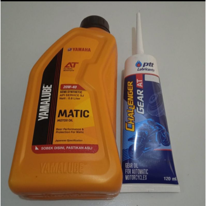 oli mesin yamalube matic & gearbox ptt motor matic